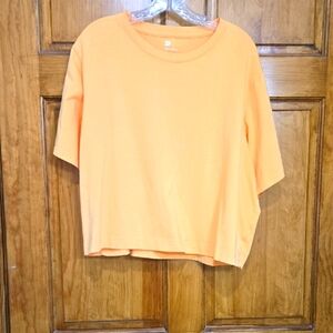 All in Motion Peach Crop Top